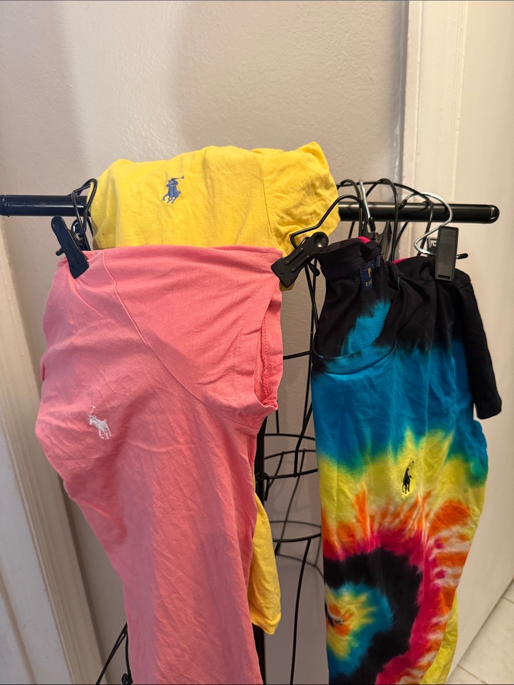 Ralph Lauren women’s T-shirts - Pink, Yellow & Tie-Dye